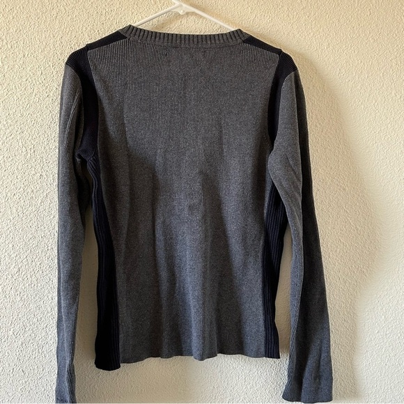 VTG Tommy Hilfiger Women’s Knit Sweater Large Blue Gray 90d y2k Pullover - Picture 9 of 9